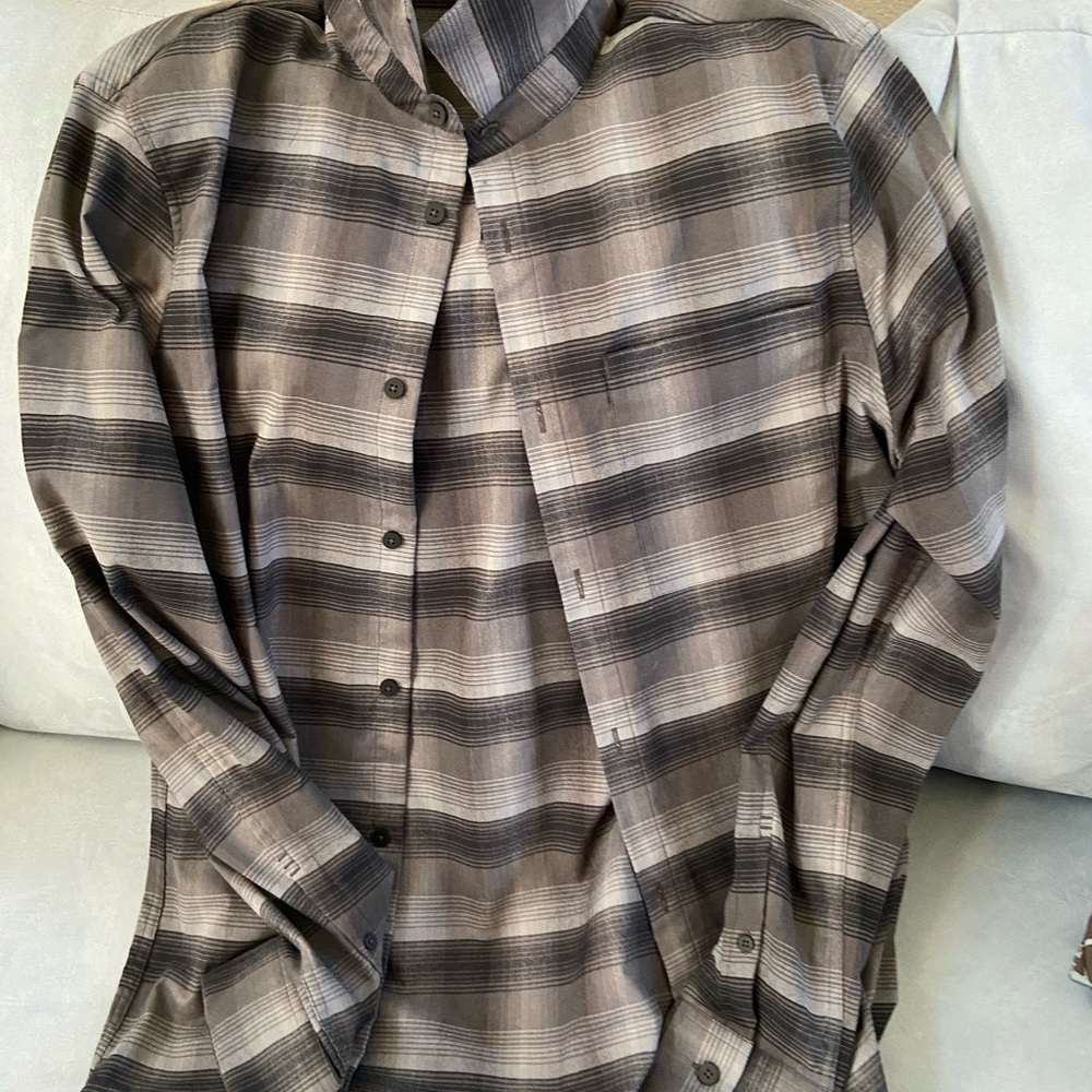 Lululemon plaid heavy button down - like flannel